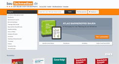 Desktop Screenshot of baufachmedien.de
